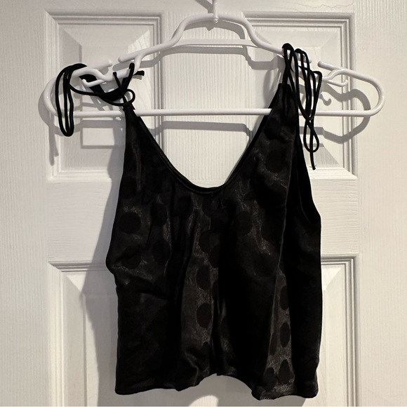 📍Victorias Secret XS Satin Polka Dot Crop - Picture 5 of 5